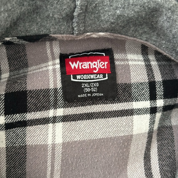 Awesome WRANGLER Denim Workwear Hooded Jacket - Picture 3 of 9